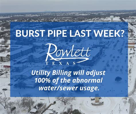 city of rowlett water bill|Iba pa.